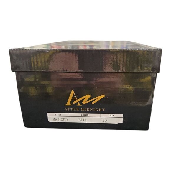 AFTER MIDNIGHT VINTNER VELVET COLLECTION:WINE CRYSTAL-STUDDED SMOKER SHOES. - Picture 7 of 7